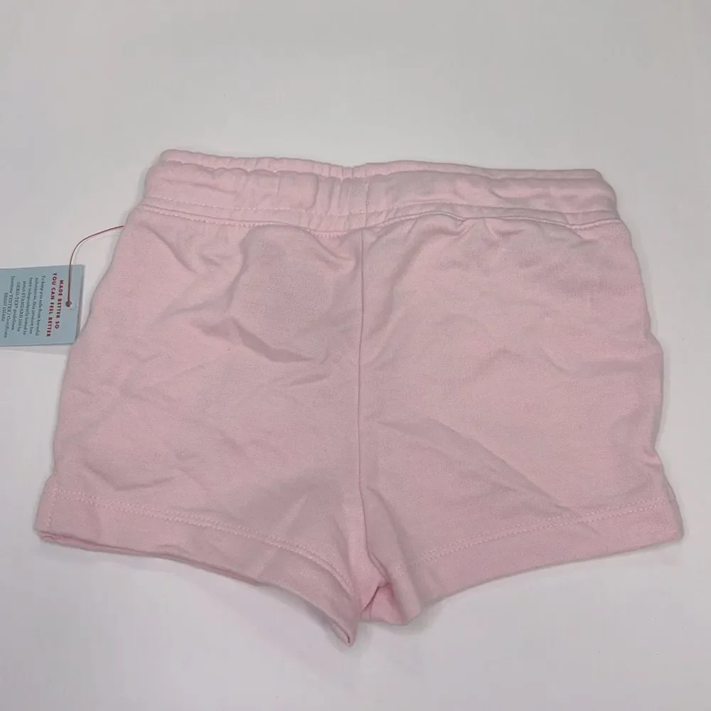 Cat & Jack Girls Pink Flexible Drawstring Shorts Size 18 months - Picture 2 of 4